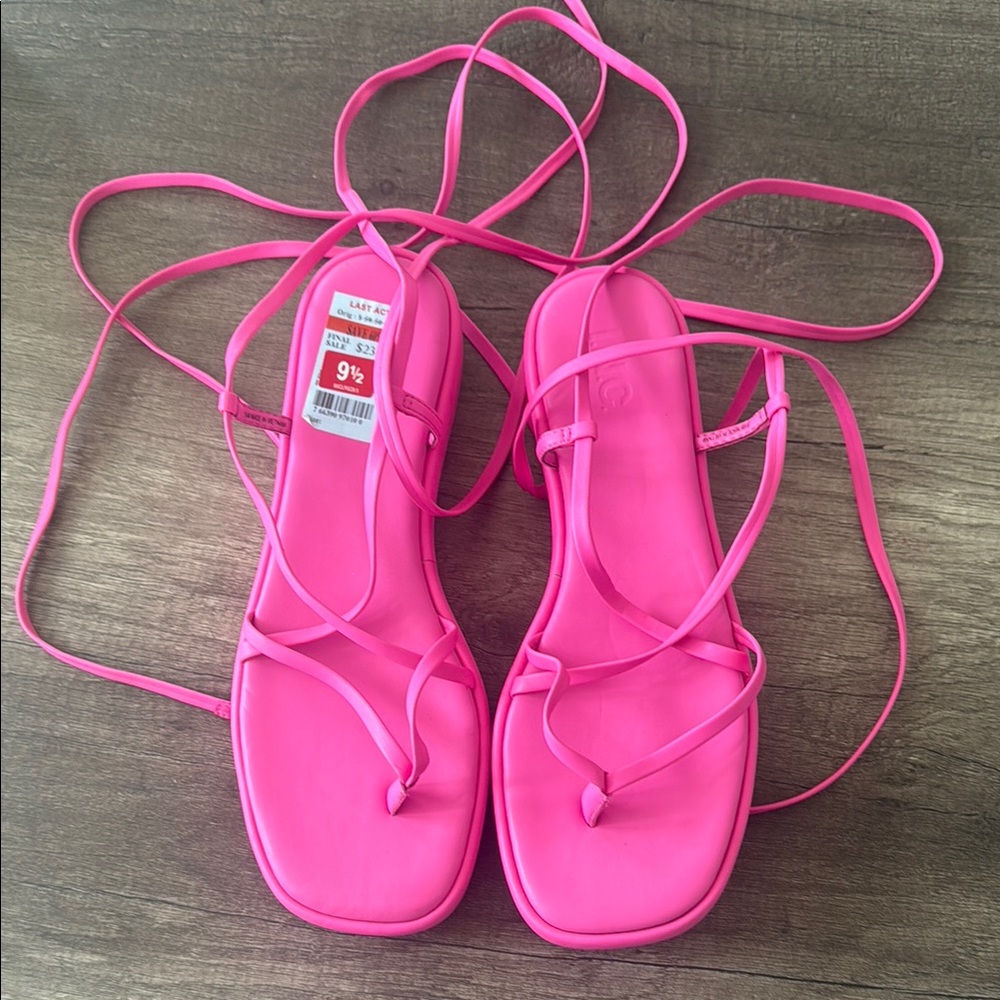 Barbie Pink Strappy Sandals 💗